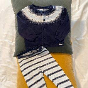 Janie and Jack Knit set